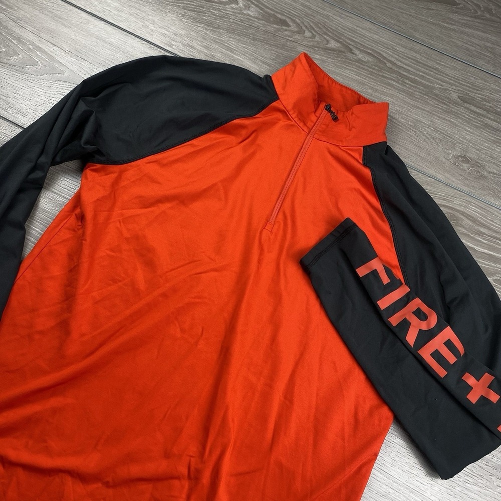 Bogner Mens Fire + Ice 1/4 Zip Pullover Black Red Large Read